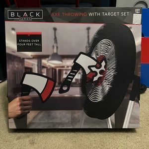 Ax throwing with target set -kids toy
